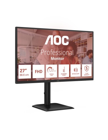 AOC 27E4U pantalla para PC 68,6 cm (27") 1920 x 1080 Pixeles Full HD LED Negro