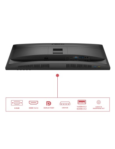 AOC 27E4U pantalla para PC 68,6 cm (27") 1920 x 1080 Pixeles Full HD LED Negro