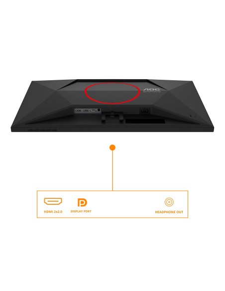 AOC G4 27G4HRE pantalla para PC 68,6 cm (27") 1920 x 1080 Pixeles Full HD LED Negro, Rojo