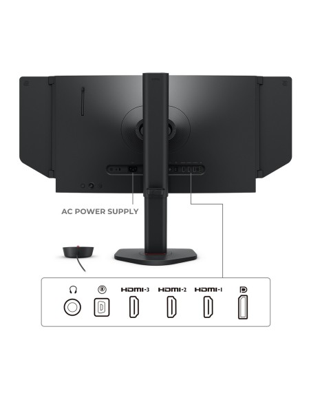ZOWIE XL2566X+ pantalla para PC 62,2 cm (24.5") 1920 x 1080 Pixeles Full HD Negro
