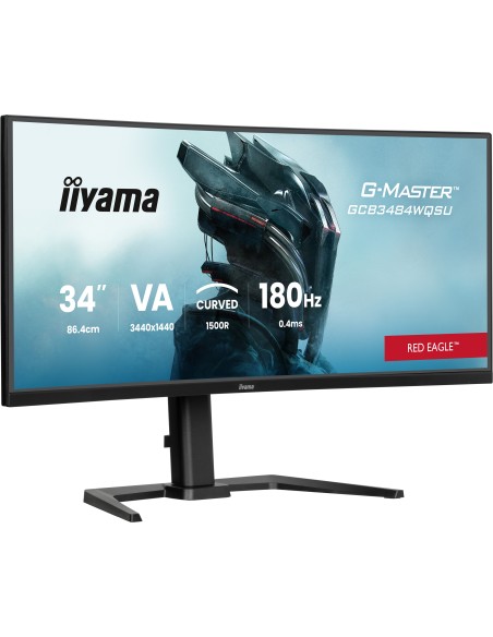 iiyama G-MASTER GCB3484WQSU-B1 pantalla para PC 86,4 cm (34") 3440 x 1440 Pixeles UltraWide Quad HD LED Negro