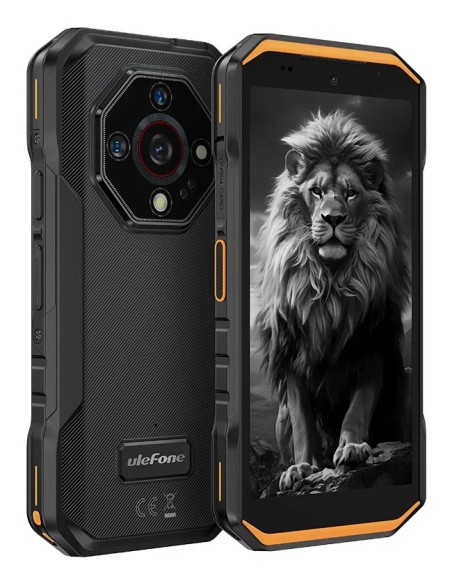 Ulefone Armor X32 PRO 14,3 cm (5.65") SIM doble Android 14 5G USB Tipo C 8 GB 256 GB 5500 mAh Negro, Naranja