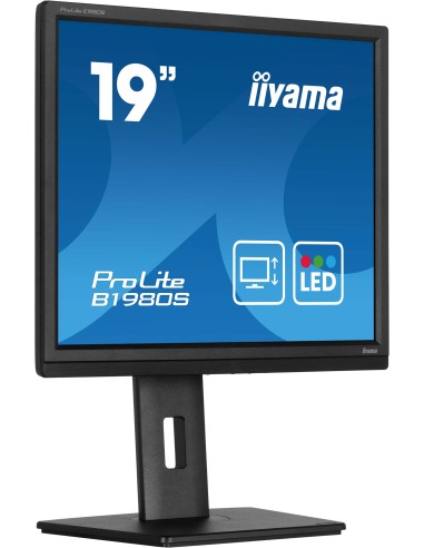iiyama ProLite B1980S-B1 pantalla para PC 48,3 cm (19") 1280 x 1024 Pixeles VGA LED Negro
