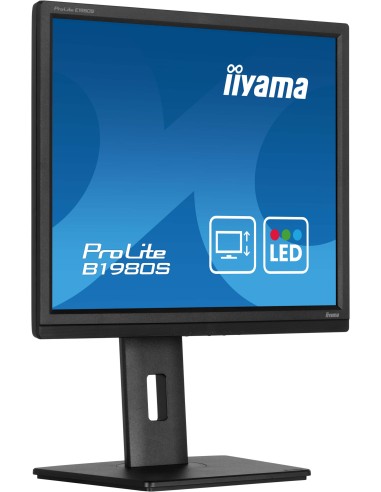 iiyama ProLite B1980S-B1 pantalla para PC 48,3 cm (19") 1280 x 1024 Pixeles VGA LED Negro