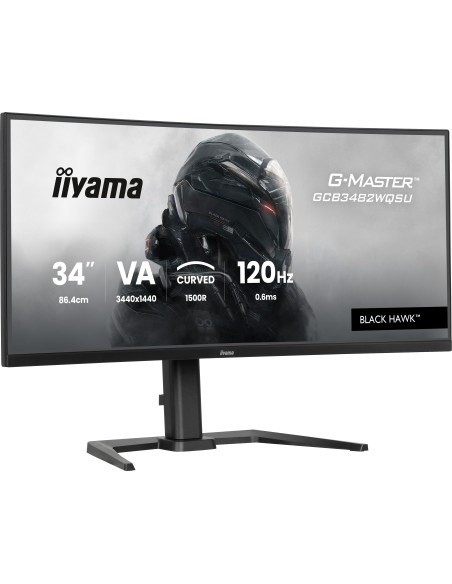 iiyama GCB3482WQSU-B1 pantalla para PC 86,4 cm (34") 3440 x 1440 Pixeles UltraWide Quad HD LED Negro