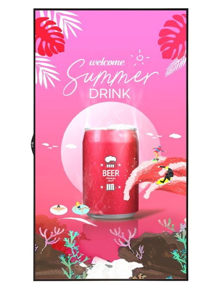 LG 75XS4P-B.AEU Pantalla plana para señalización digital 190,5 cm (75") LED 4000 cd   m² UHD+ Negro WebOS 24 7