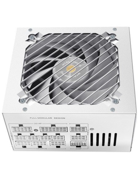 Mars Gaming MPB1000PSIW unidad de fuente de alimentación 1000 W 24-pin ATX ATX Blanco