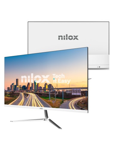 Nilox NXM24FHD1201W pantalla para PC 60,5 cm (23.8") 1920 x 1080 Pixeles Full HD LED Blanco