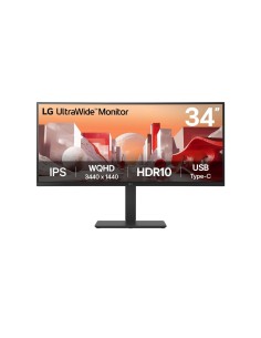 LG 34BA75QE-B pantalla para PC 86,4 cm (34") 3440 x 1440 Pixeles Wide Quad HD LCD Negro