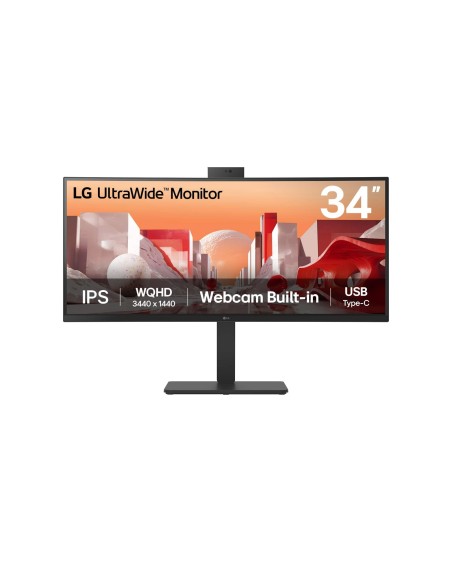 LG 34BA85QE-B pantalla para PC 86,4 cm (34") 3440 x 1440 Pixeles Wide Quad HD LCD Negro