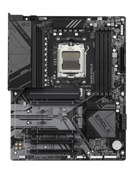 GIGABYTE B650 EAGLE Placa base - AMD Ryzen serie 9000, VRM de 12+2+2 fases, hasta 7600 MHz DDR5 (OC), 1xPCIe 5.0 + 2xPCIe 4.0