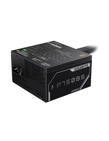 GIGABYTE P750BS Fuente de Alimentación - PCI-E 6+2 Pin x 4, 80 PLUS Bronze, Ventilador de 120 mm, Compatible con ATX, Enchufe EU