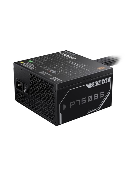 GIGABYTE P750BS Fuente de Alimentación - PCI-E 6+2 Pin x 4, 80 PLUS Bronze, Ventilador de 120 mm, Compatible con ATX, Enchufe EU