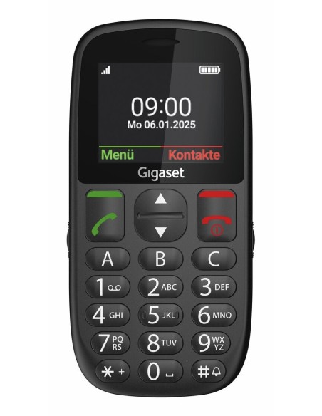 Gigaset GL395 5,59 cm (2.2") 90 g Negro Teléfono para personas mayores