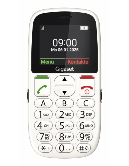 Gigaset GL395 5,59 cm (2.2") 90 g Blanco Teléfono para personas mayores