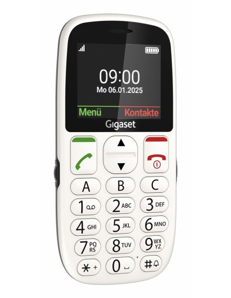 Gigaset GL395 5,59 cm (2.2") 90 g Blanco Teléfono para personas mayores