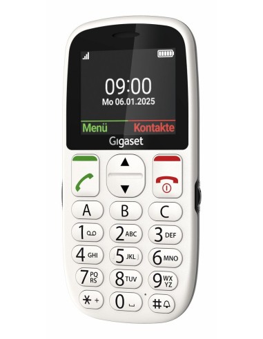 Gigaset GL395 5,59 cm (2.2") 90 g Blanco Teléfono para personas mayores