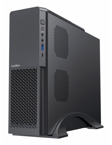 CoolBox CAJA MATX SLIM T313 USB-C 3.2 GEN1 FTE. BASIC 500GR-S SFX 500W