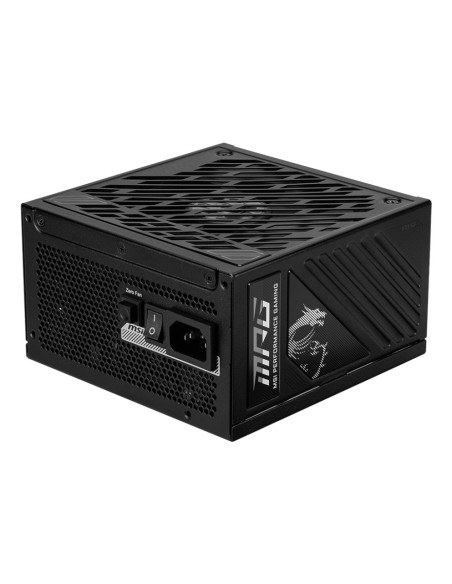 MSI MPG A850GS PCIE5 unidad de fuente de alimentación 850 W 24-pin ATX ATX Negro