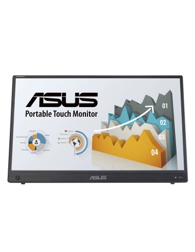 ASUS ZenScreen MB16AMTR pantalla para PC 39,6 cm (15.6") 1920 x 1080 Pixeles Full HD LCD Pantalla táctil Negro