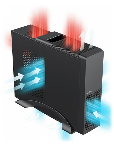 CoolBox CAJA MATX SLIM T313 USB-C 3.2 GEN1 FTE.300SBZ 300W 80+ BRONZE