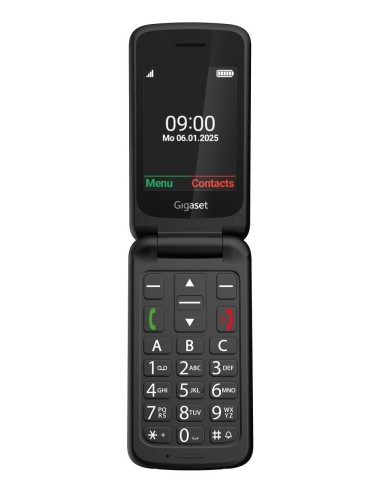 Gigaset GL595 7,11 cm (2.8") 114 g Negro Teléfono para personas mayores