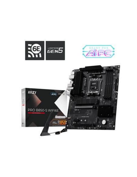 MSI PRO B850-S WIFI6E placa base AMD B850 Zócalo AM5 ATX