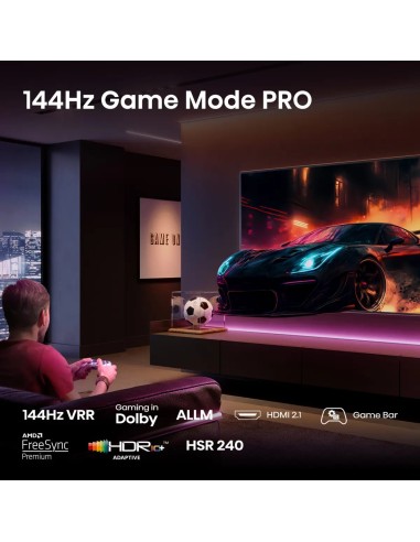 Hisense 100E7Q PRO 2,54 m (100") 4K Ultra HD Smart TV Wifi Negro