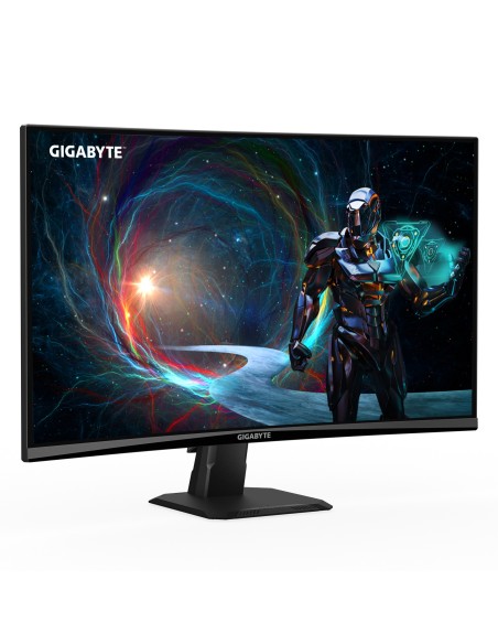 GIGABYTE GS27QCA 27" Monitor Curvo para Gaming QHD - 2560 x 1440, 180Hz, 1ms, 250 cd m², FreeSync, HDR Ready, HDMI 2.0,
