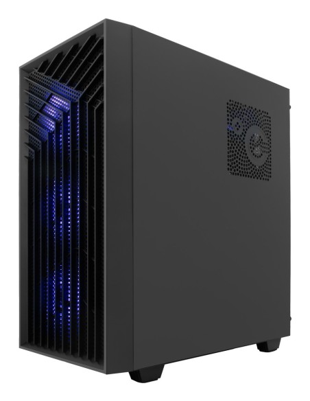 CoolBox GAMING CAJA ATX GA300 GRIDLINE ARGB BLACK USB-C 3.2 GEN1 SIN FTE + 5 VENTILADORES