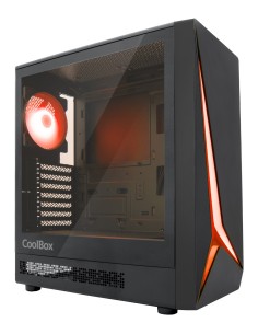 CoolBox GAMING CAJA ATX GA450 STARLIGHT BLACK ARGB USB-C 3.2 GEN1 SIN FTE + 1 VENTILADOR 2