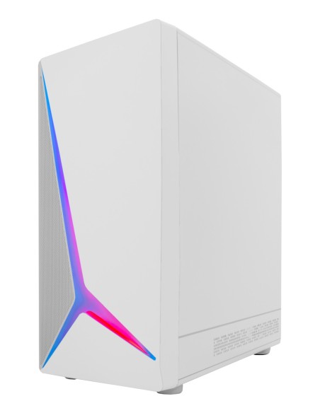 CoolBox GAMING CAJA ATX GA450 STARLIGHT WHITE ARGB USB-C 3.2 GEN1 SIN FTE + 1 VENTILADOR