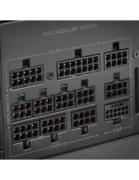 Mars Gaming MPB850PSI unidad de fuente de alimentación 850 W 24-pin ATX ATX Negro