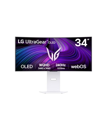 LG 34GX90SA-W pantalla para PC 86,4 cm (34") 3440 x 1440 Pixeles Wide Quad HD OLED Blanco