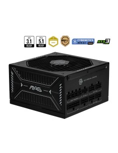 MSI MAG A850GLS PCIE5 unidad de fuente de alimentación 850 W 24-pin ATX ATX Negro