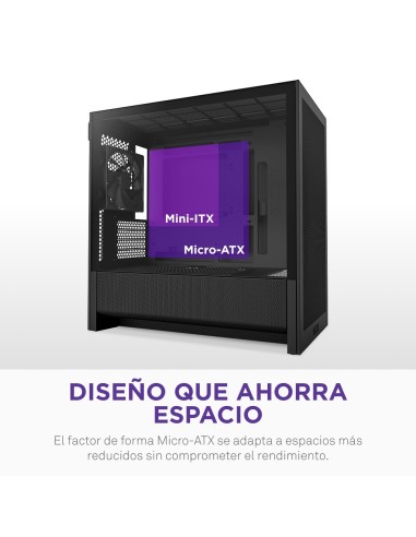 NZXT H9 H3 Flow Midi Tower Negro