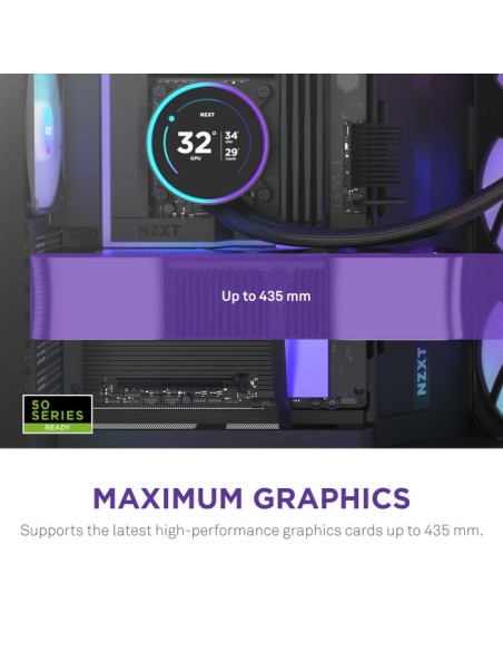 NZXT H9 Flow RGB+ Midi Tower Negro