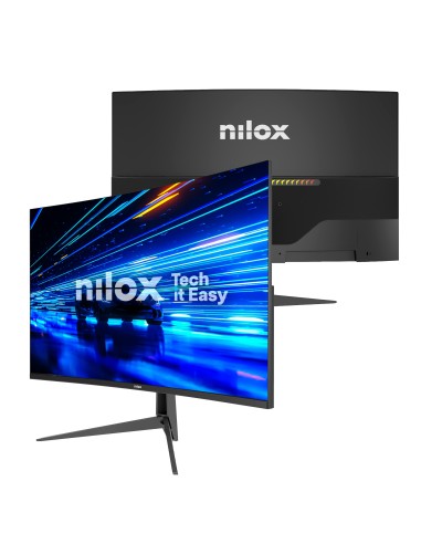 Nilox NXM27CV28001 pantalla para PC 68,6 cm (27") 1920 x 1080 Pixeles Full HD LED Negro