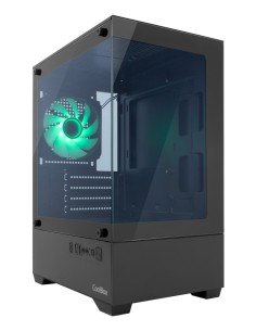 CoolBox Gaming Caja MATX GM200 Vision Lite Negra USB-C 3.2 Gen1 Sin Fte + 1 Vent. ARGB 2