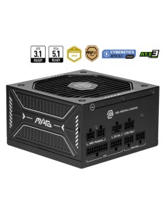 MSI MAG A750GLS PCIE5 unidad de fuente de alimentación 750 W 24-pin ATX ATX Negro