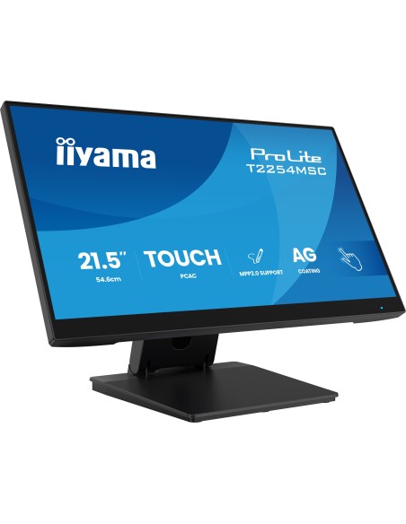 iiyama T2254MSC-B2AG pantalla para PC 54,6 cm (21.5") 1920 x 1080 Pixeles Full HD LED Pantalla táctil Negro
