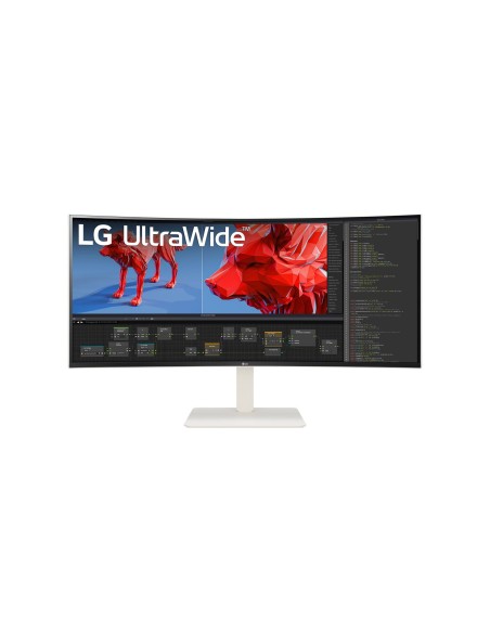 LG 38BR85QC-W pantalla para PC 96,5 cm (38") 3840 x 1600 Pixeles UltraWide Quad HD+ LCD Blanco