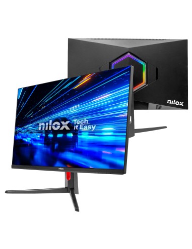 Nilox MONITOR 27 CURVO 200HZ 2K HDMI DP pantalla para PC 68,6 cm (27") 2560 x 1440 Pixeles LCD Negro