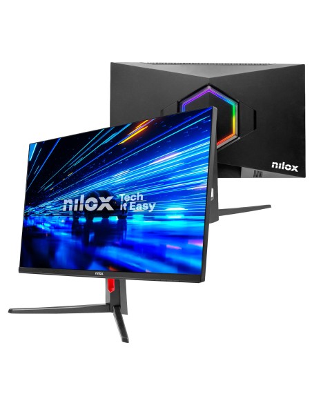 Nilox MONITOR 27 CURVO 200HZ 2K HDMI DP pantalla para PC 68,6 cm (27") 2560 x 1440 Pixeles LCD Negro