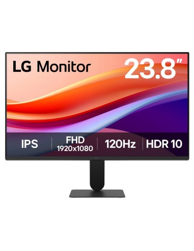LG 24U411A-B pantalla para PC 60,5 cm (23.8") 1920 x 1080 Pixeles Full HD LED Negro