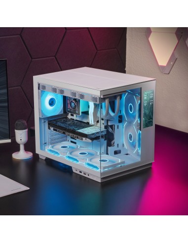 Mars Gaming MCMIRAGEW carcasa de ordenador Midi Tower Blanco