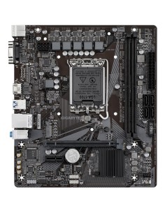 GIGABYTE H610M H V2 Placa base - Compatible con procesadores Intel Core 14th CPUs, 4+1+1 Hybrid Digital VRM, up to 5600MHz 2