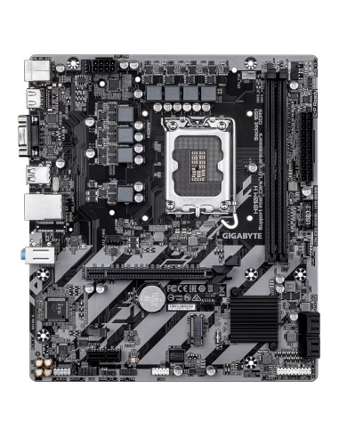 GIGABYTE H810M H Placa base - Procesadores Intel Core Ultra (Serie 2), VRM de 4+1+2 fases, hasta 6400 MHz DDR5, 1xPCIe 4.0 M.2,