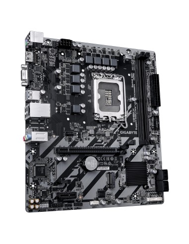 GIGABYTE H810M H Placa base - Procesadores Intel Core Ultra (Serie 2), VRM de 4+1+2 fases, hasta 6400 MHz DDR5, 1xPCIe 4.0 M.2,