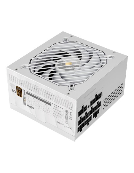 Mars Gaming MPB650SIMW unidad de fuente de alimentación 650 W 24-pin ATX ATX Blanco